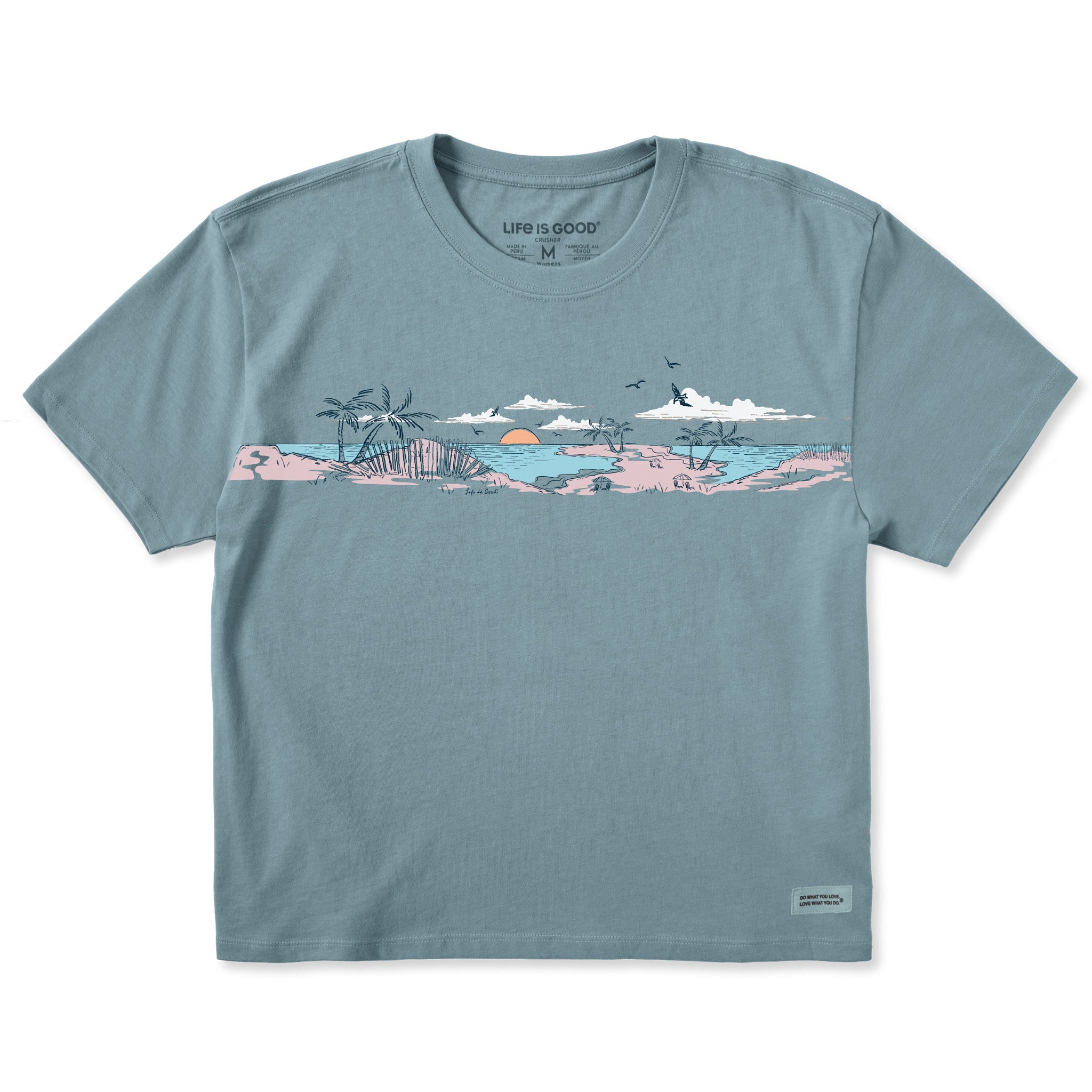 Women's Beach Vista Short Sleeve Crusher Boxy Tee