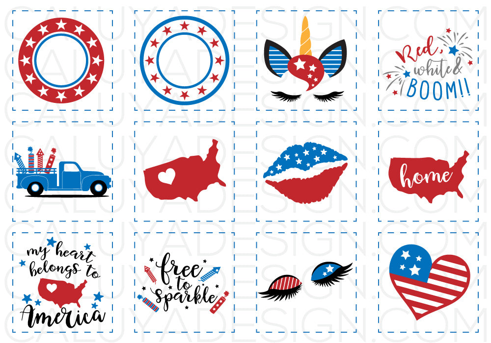 American Theme SVG Bundle | 24 Pack 2