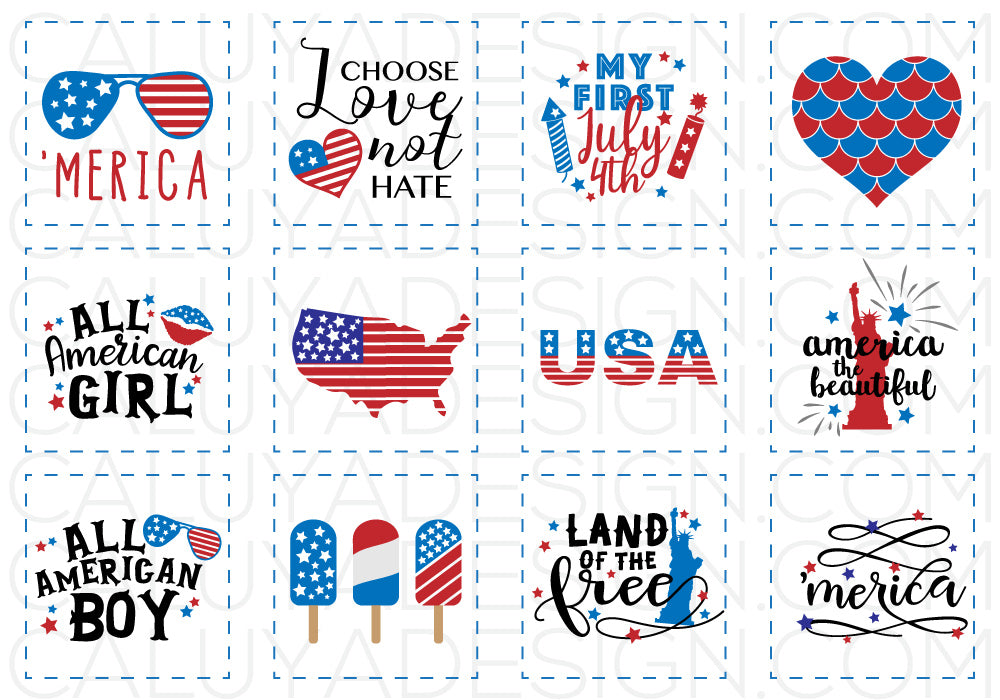 American Theme SVG Bundle | 24 Pack 3