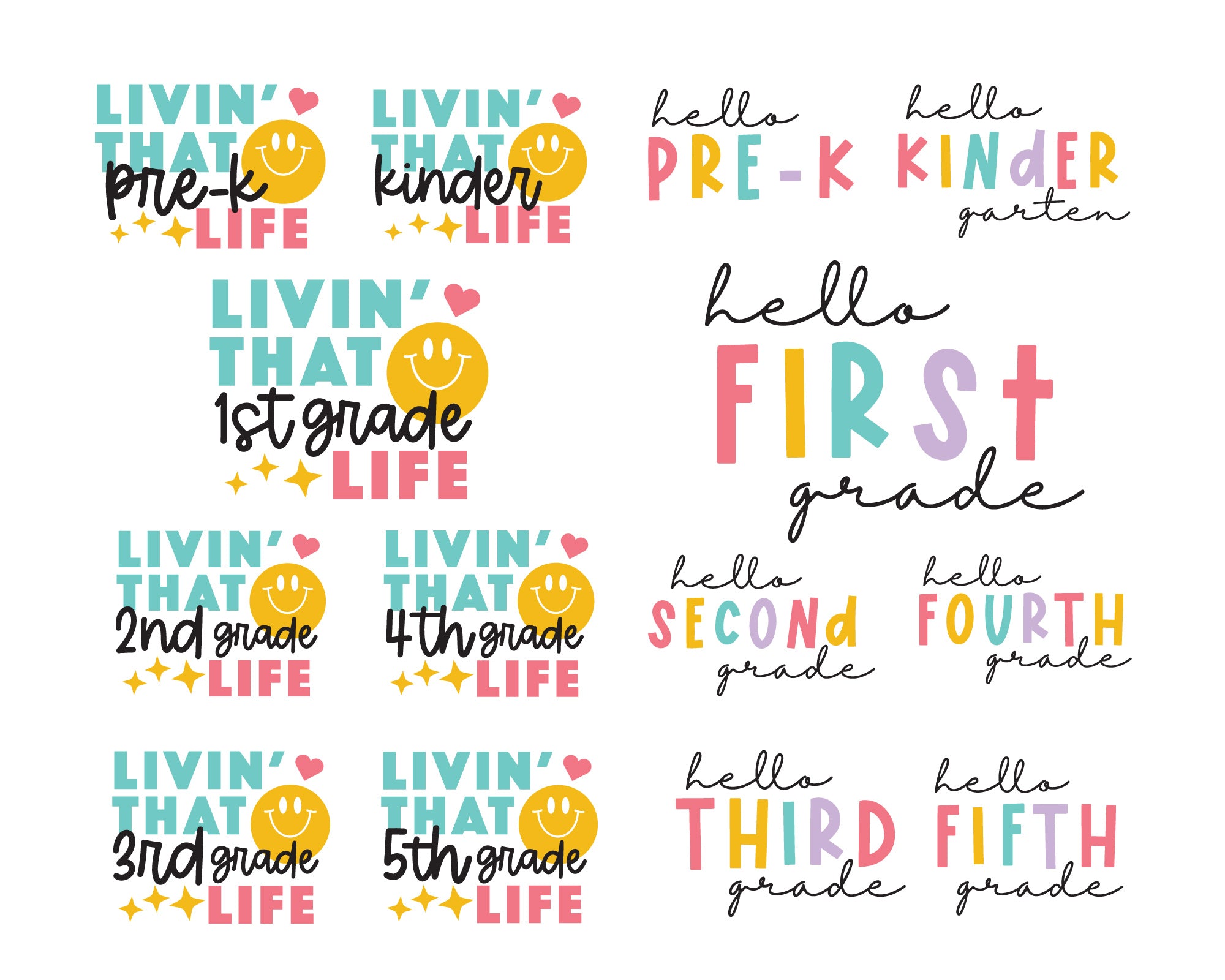 Back To School SVG Bundle | 42 Pack 3