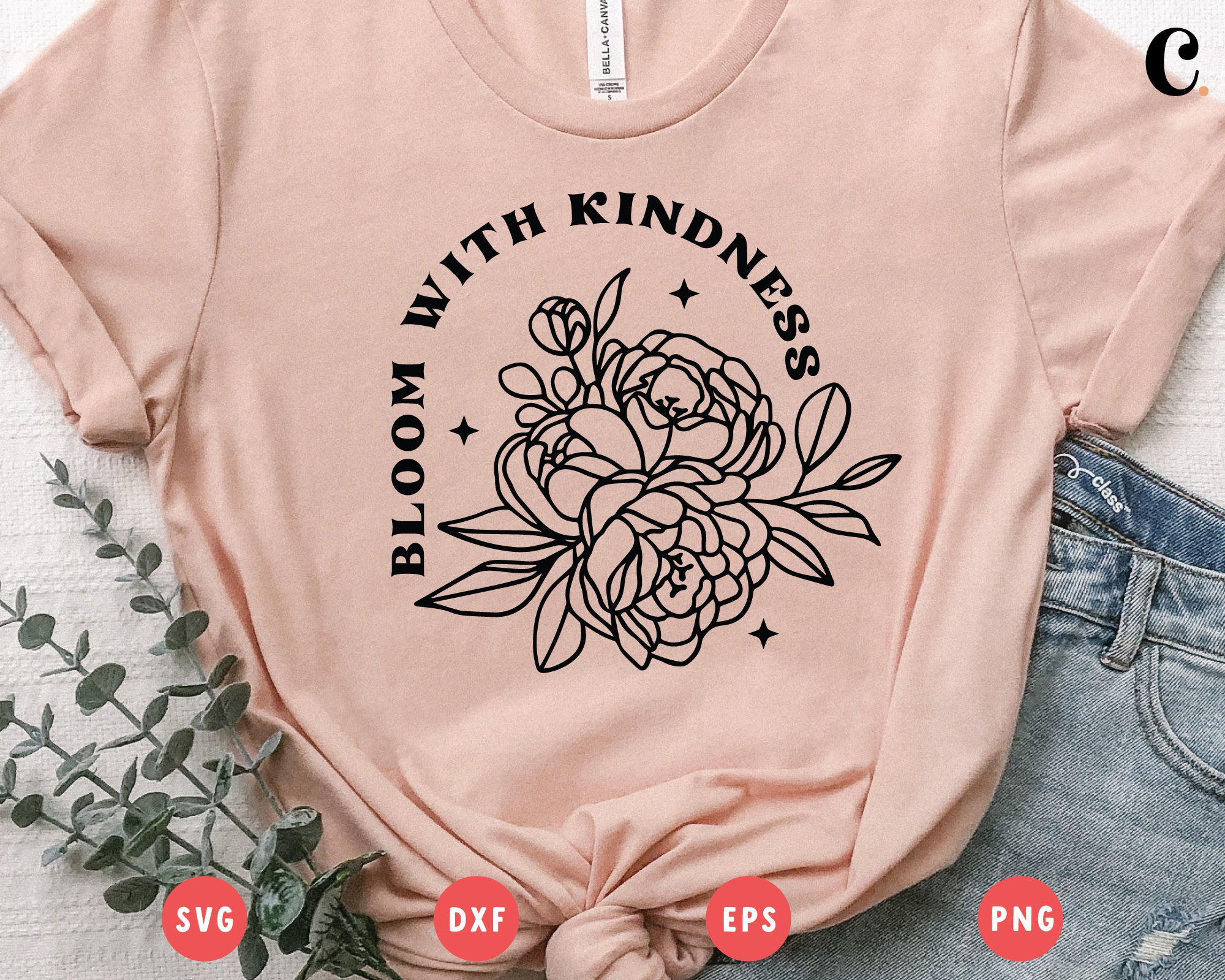 Boho Flower SVG |  Bloom With Kindness 2