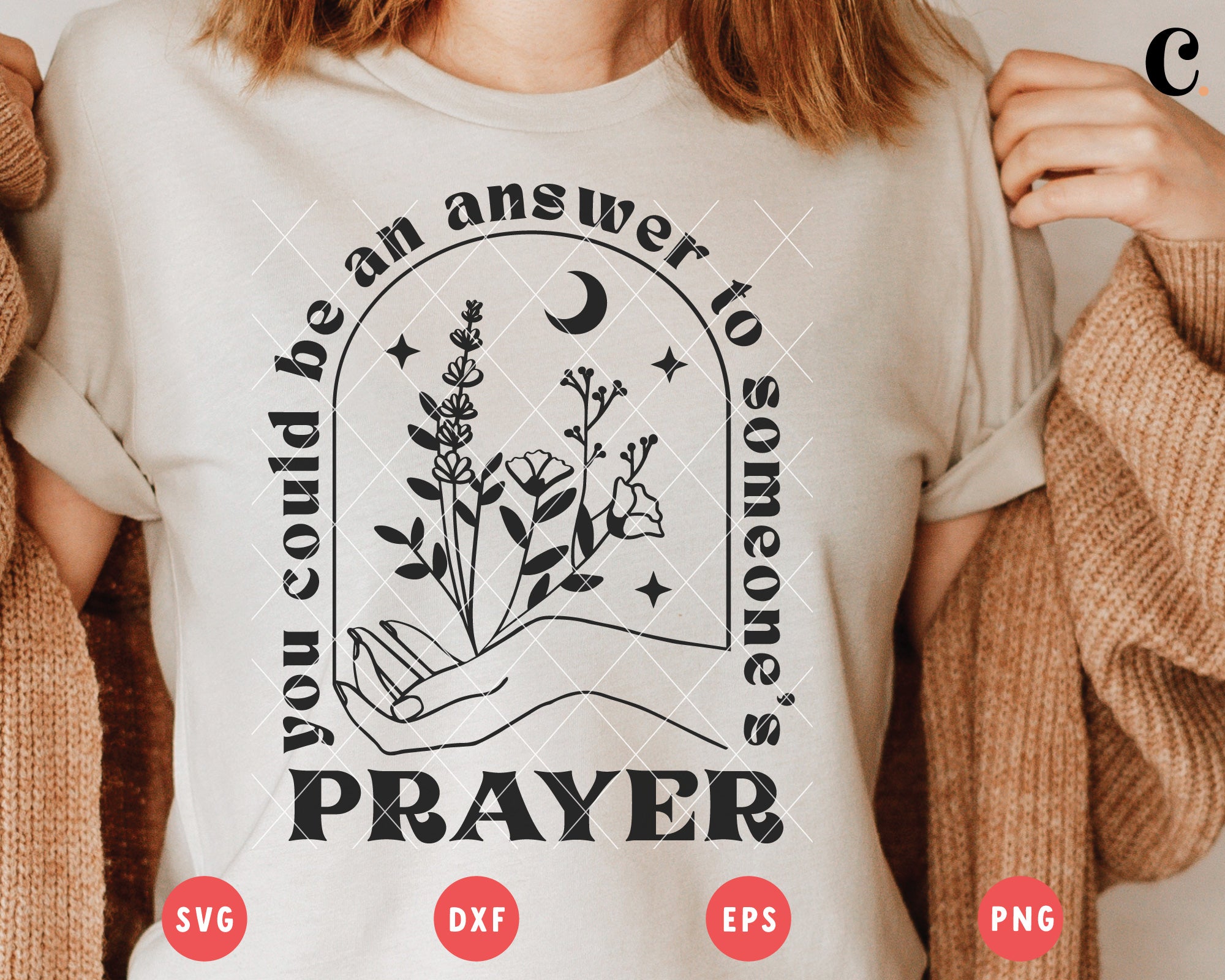 Boho Flower SVG |  You Can Be An Answer To Someone's Prayer 2