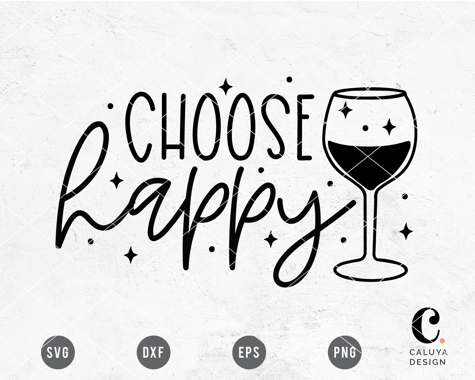 Choose Happy SVG