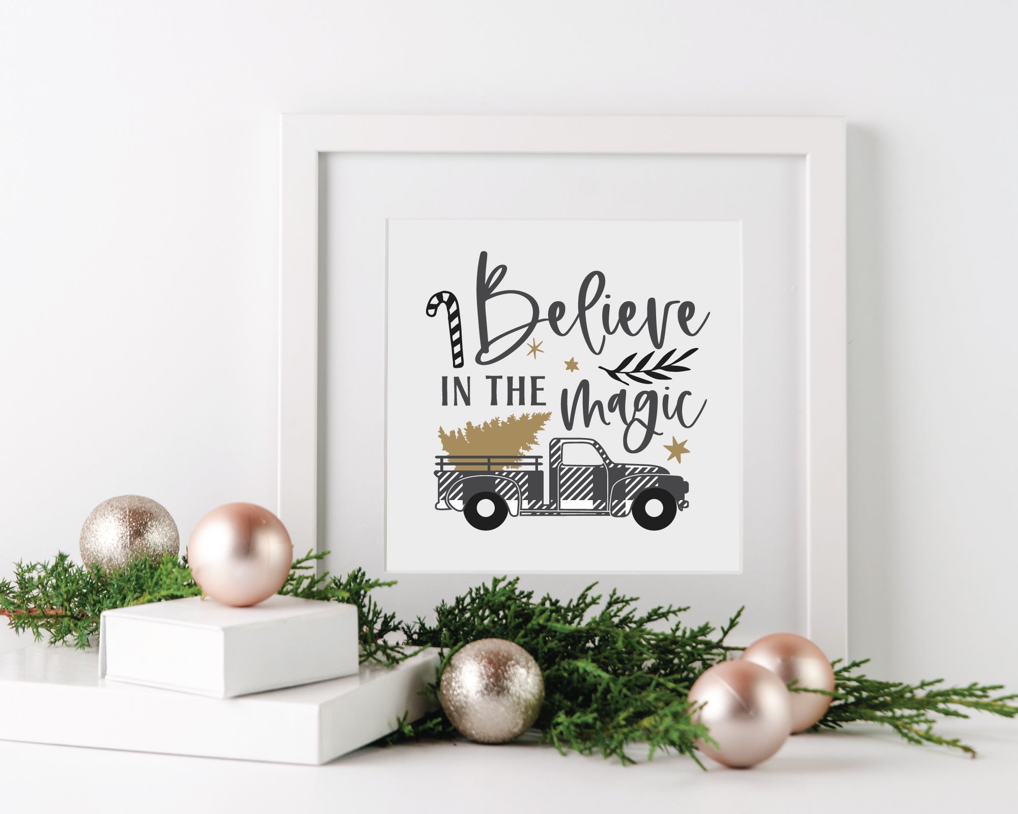 Christmas Plaid Themed SVG Bundle 6