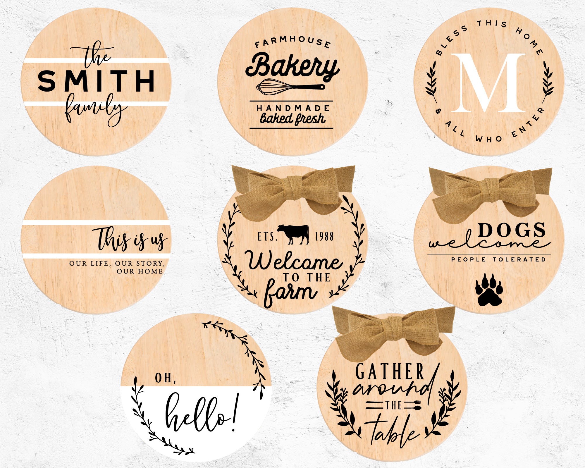 Circle Sign Making SVG Bundle 4