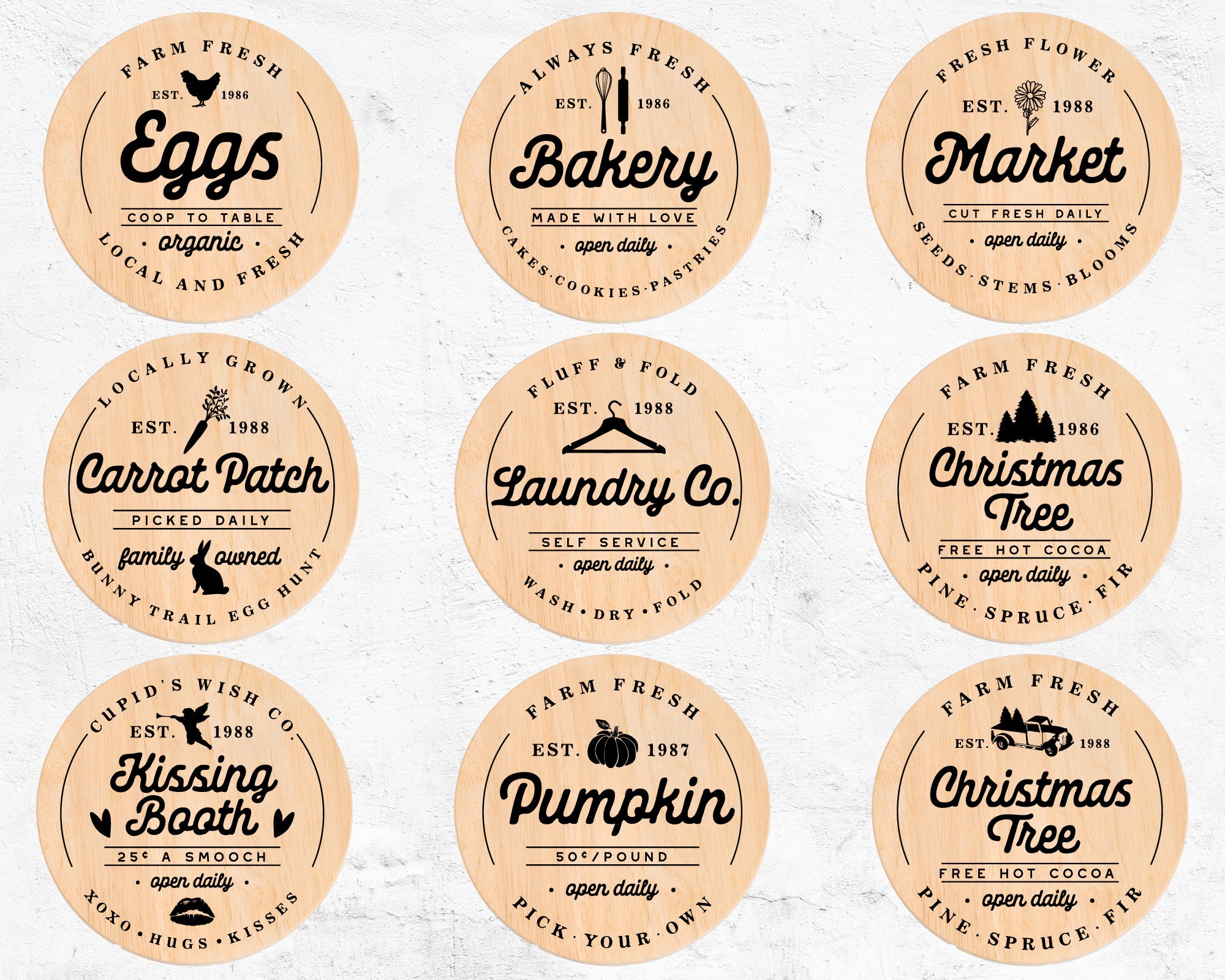 Circle Sign Making SVG Bundle 5