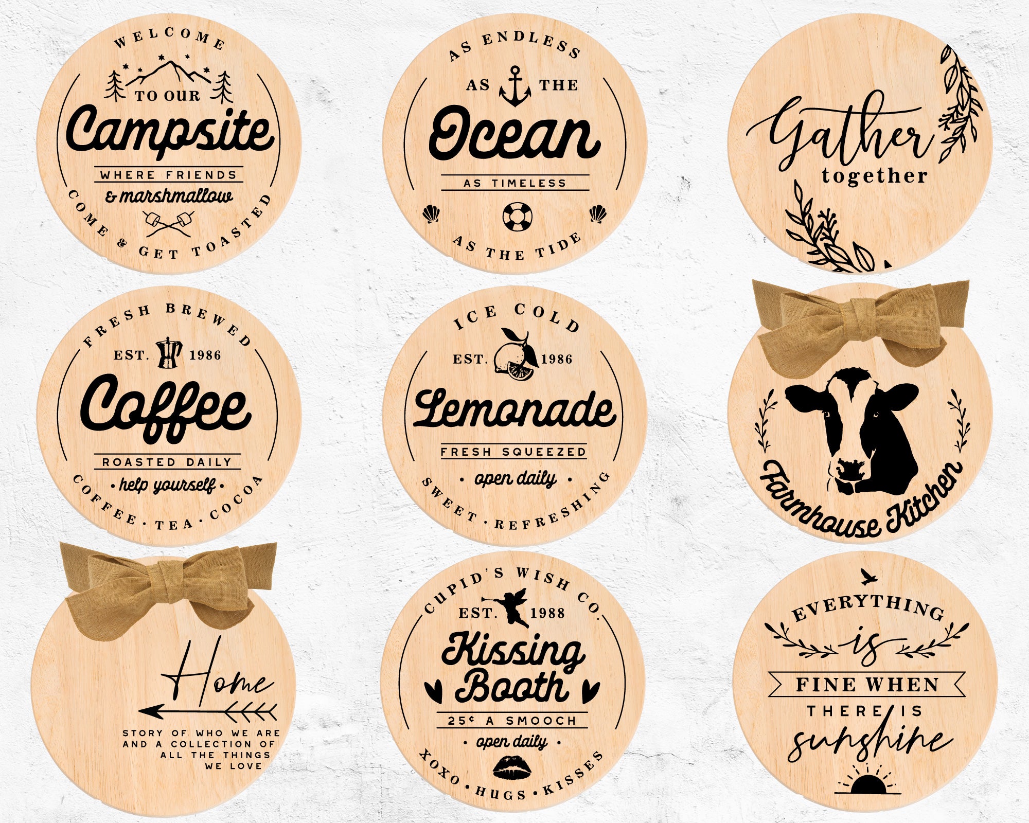 Circle Sign Making SVG Bundle 6