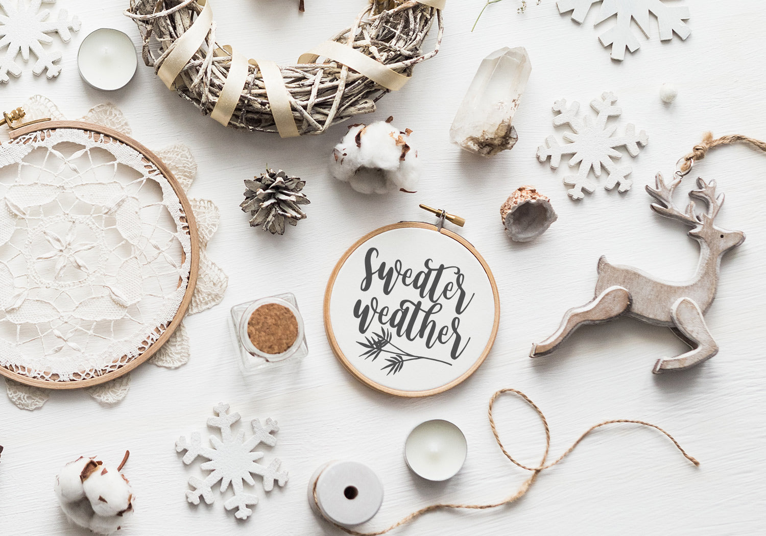 Cozy Winter Quotes SVG Bundle | 20 Pack 6