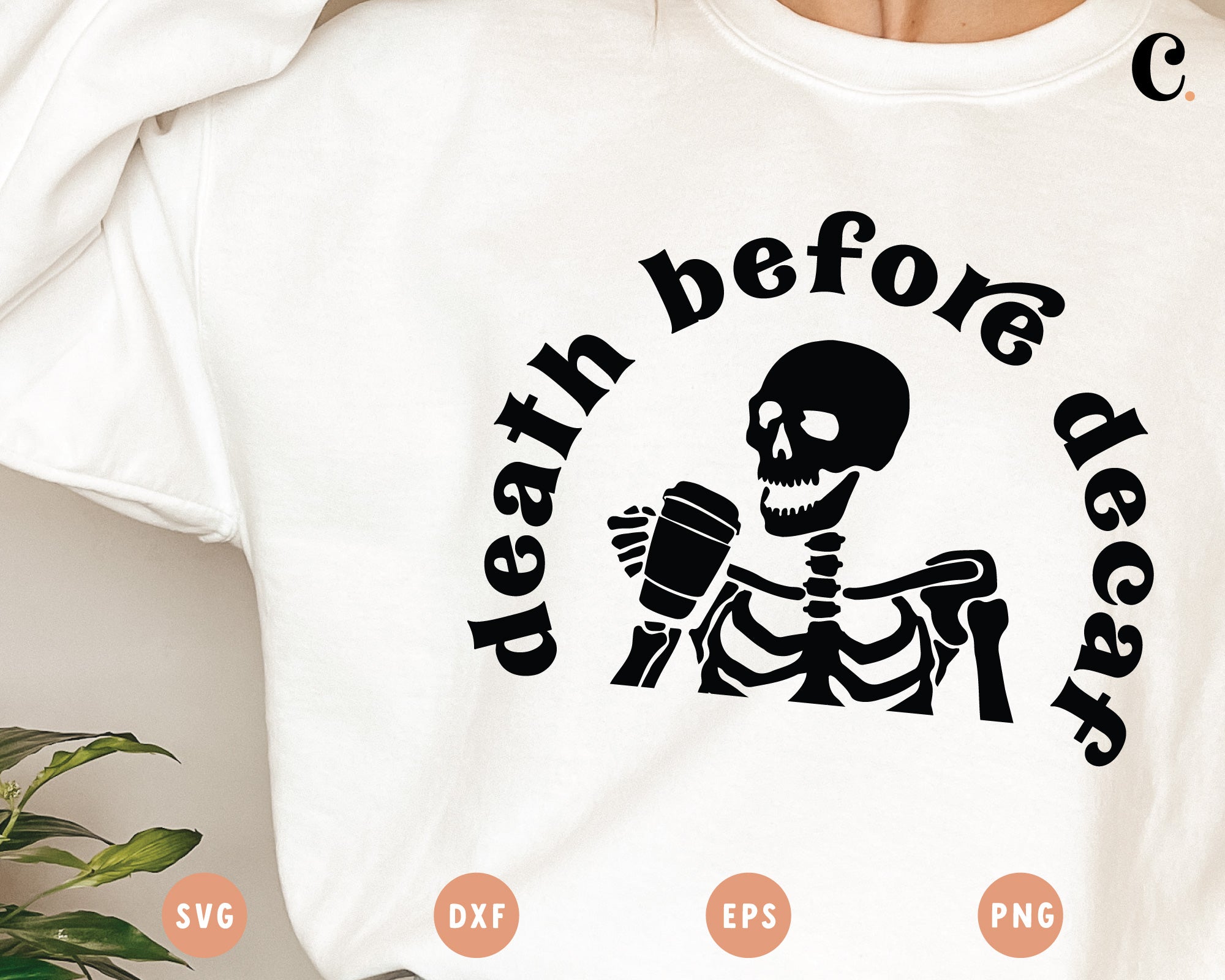 Death Before Decaf SVG