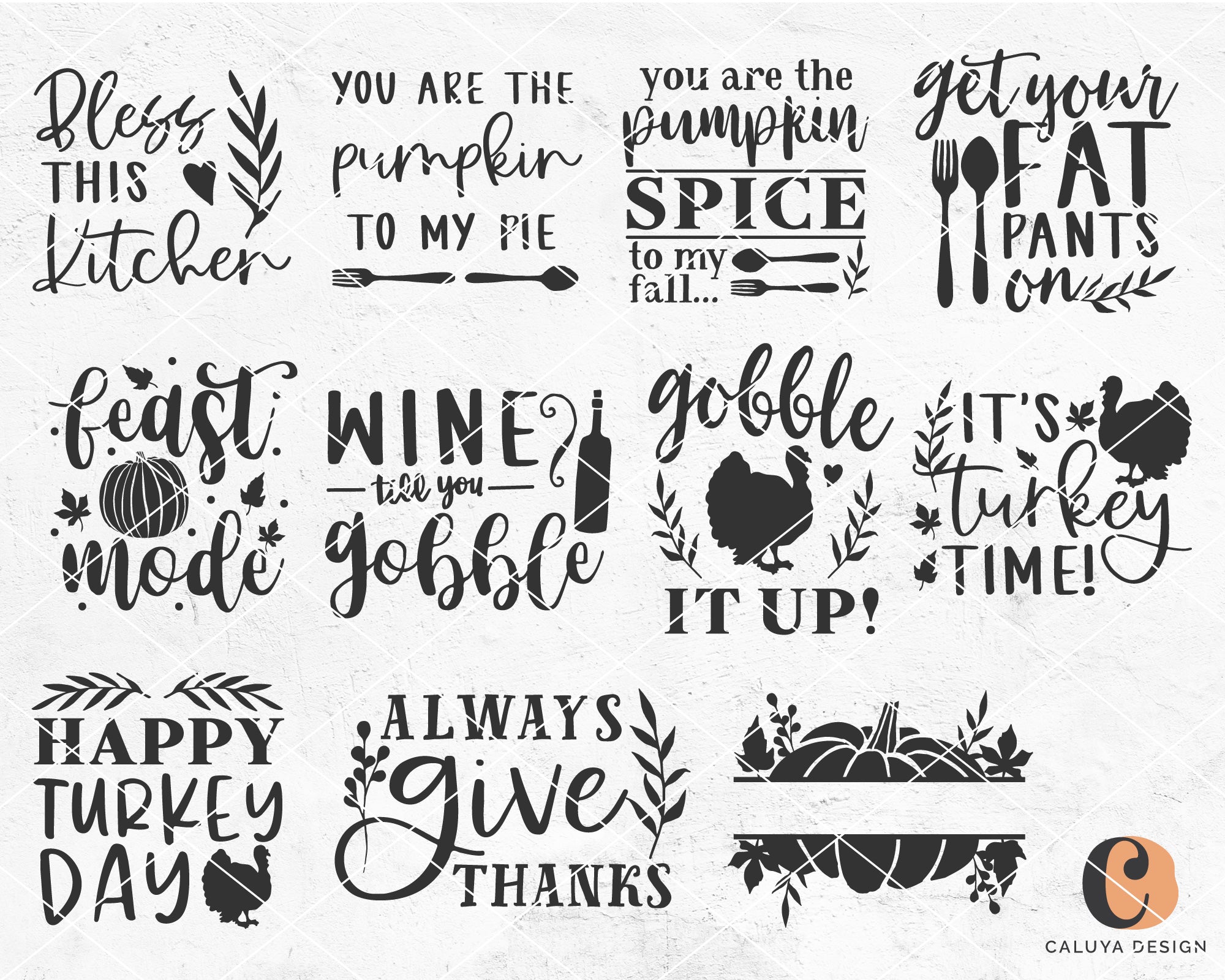 Fall Pot Holder Making SVG Bundle | 25 Pack 3