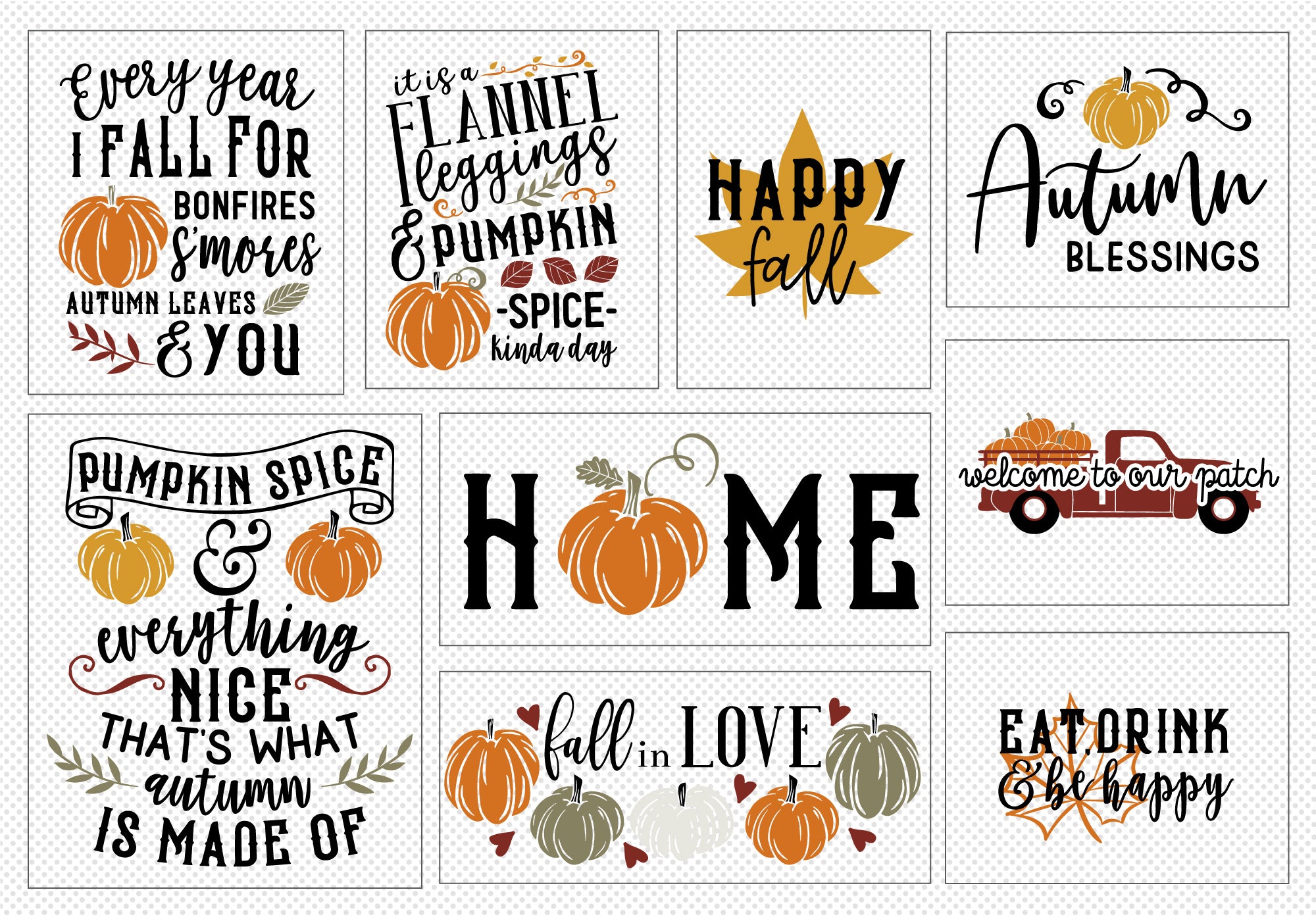 Fall Sign Making SVG Bundle | 20 Pack 3