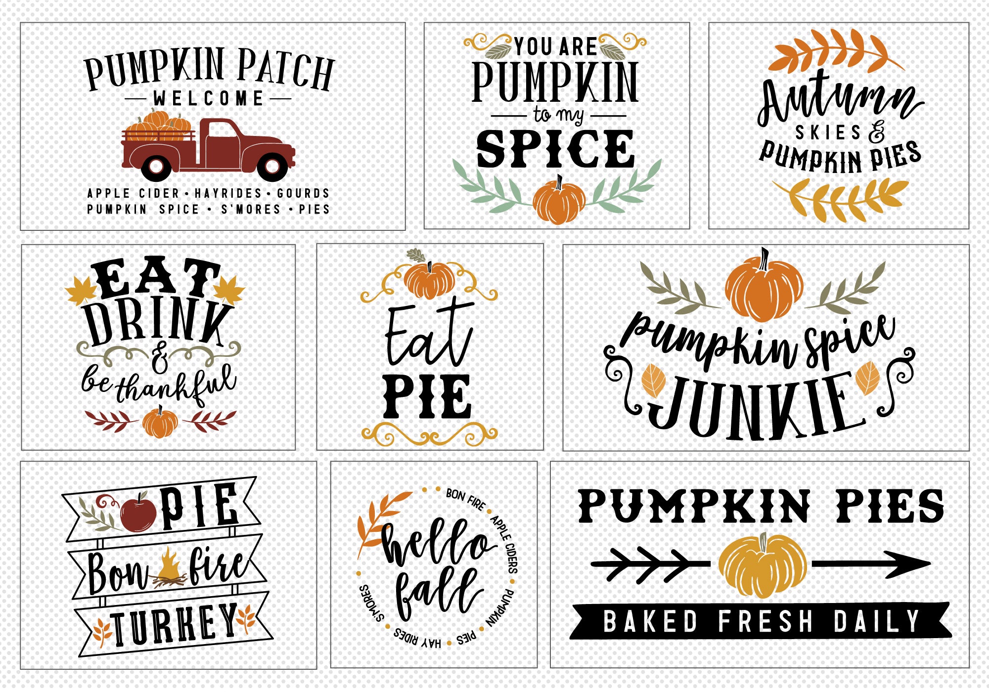 Fall Sign Making SVG Bundle | 20 Pack 4