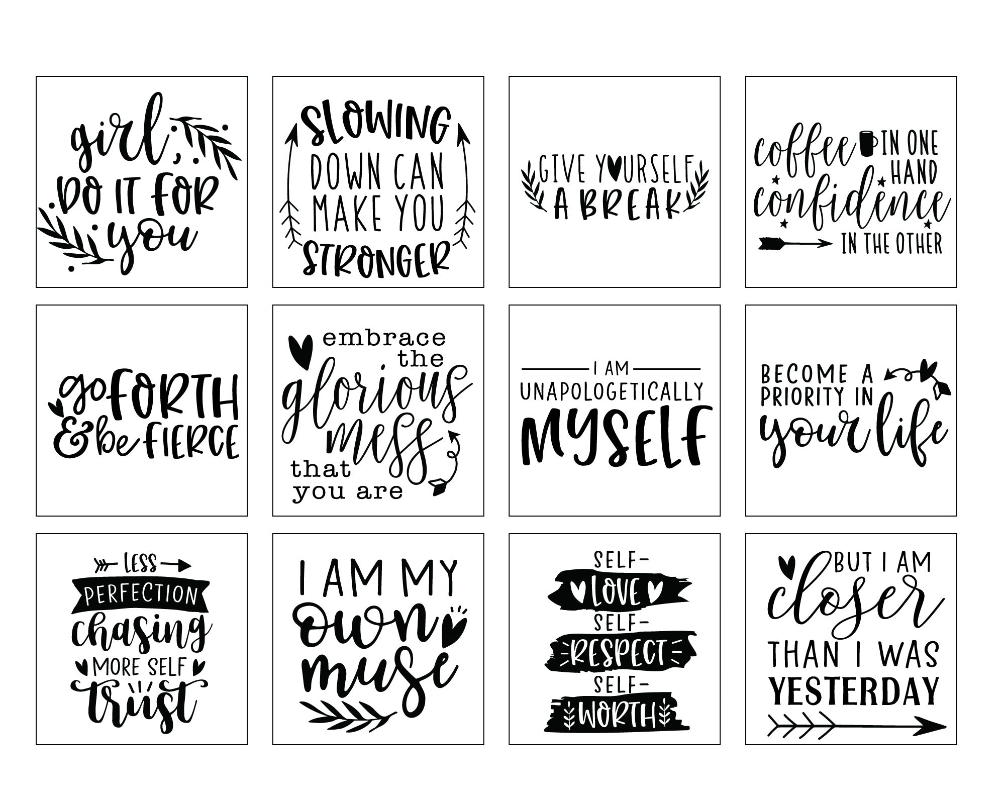 Girl Boss Quote SVG Bundle | 20 Pack 2