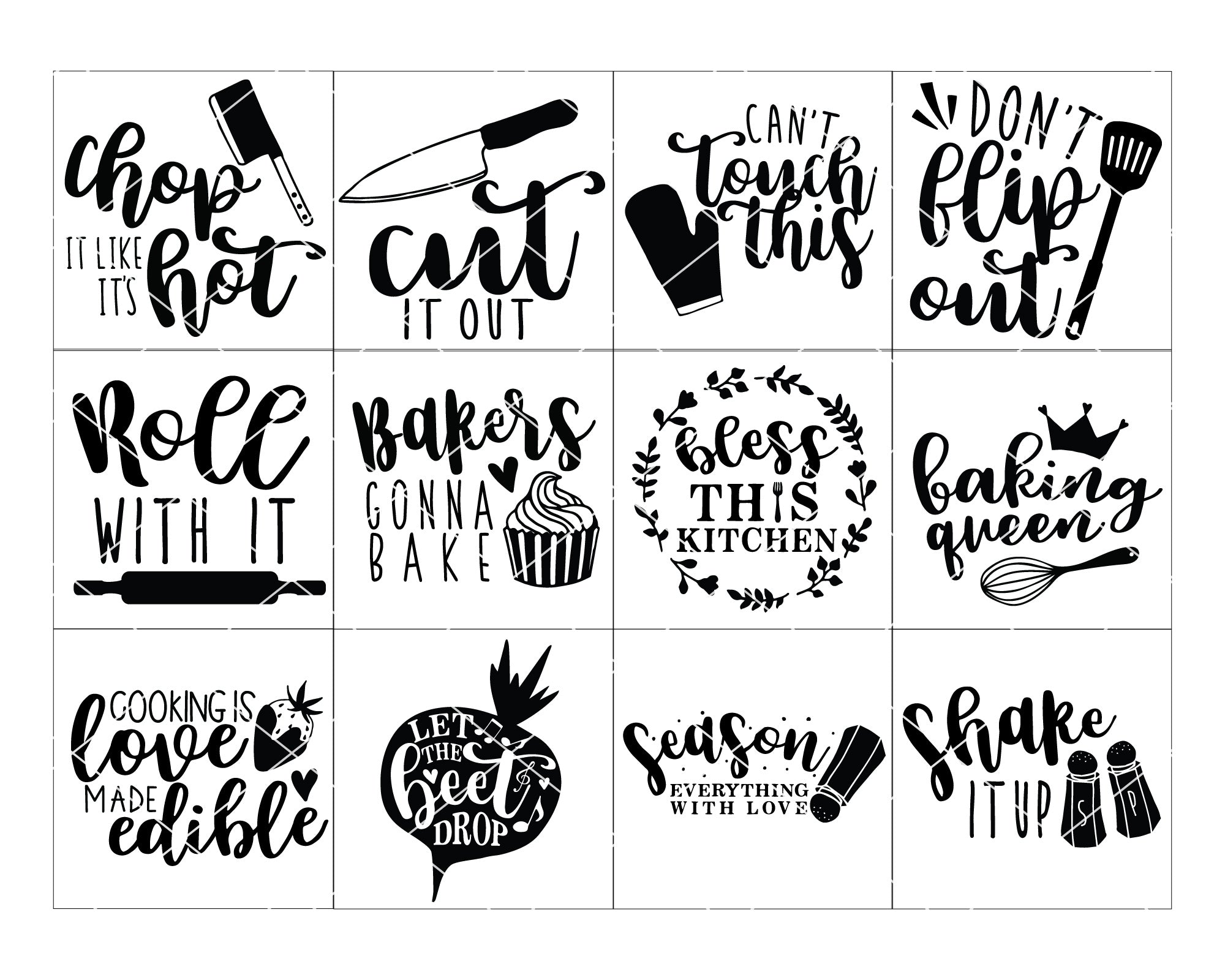 Happy Kitchen SVG Bundle 2