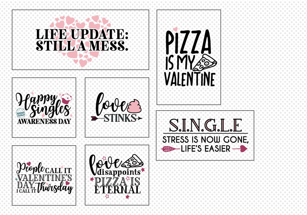 I Hate Valentine's Day SVG Bundle | 25 Pack 4