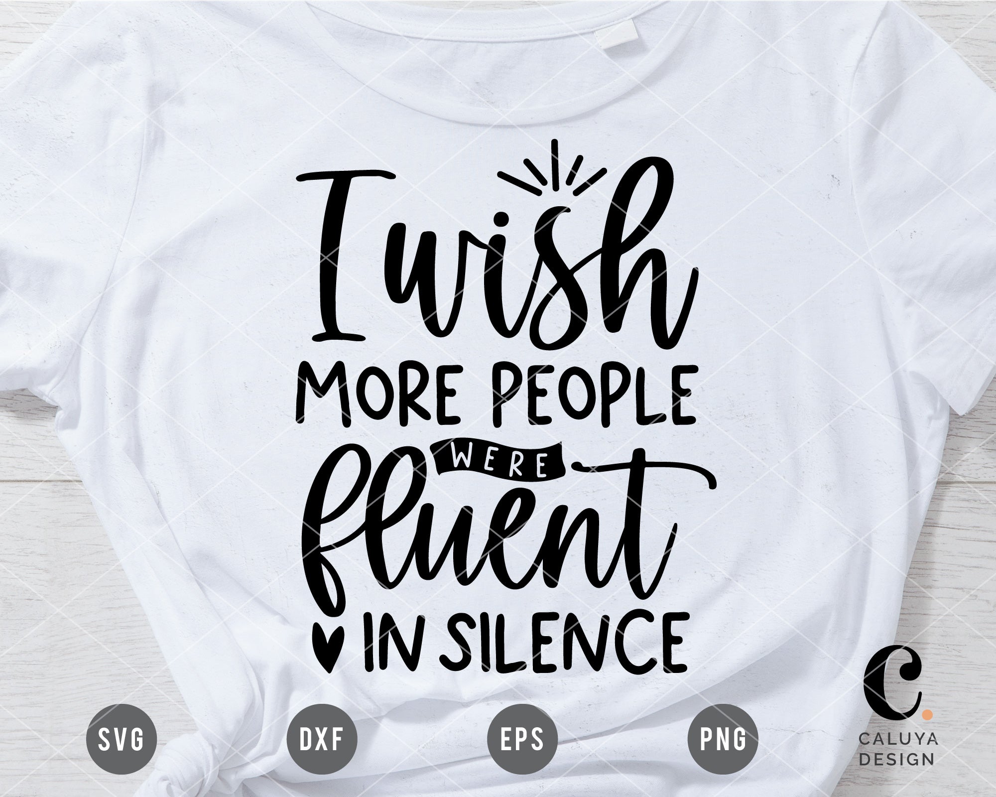 I Wish More People Were Fluent In Silence SVG