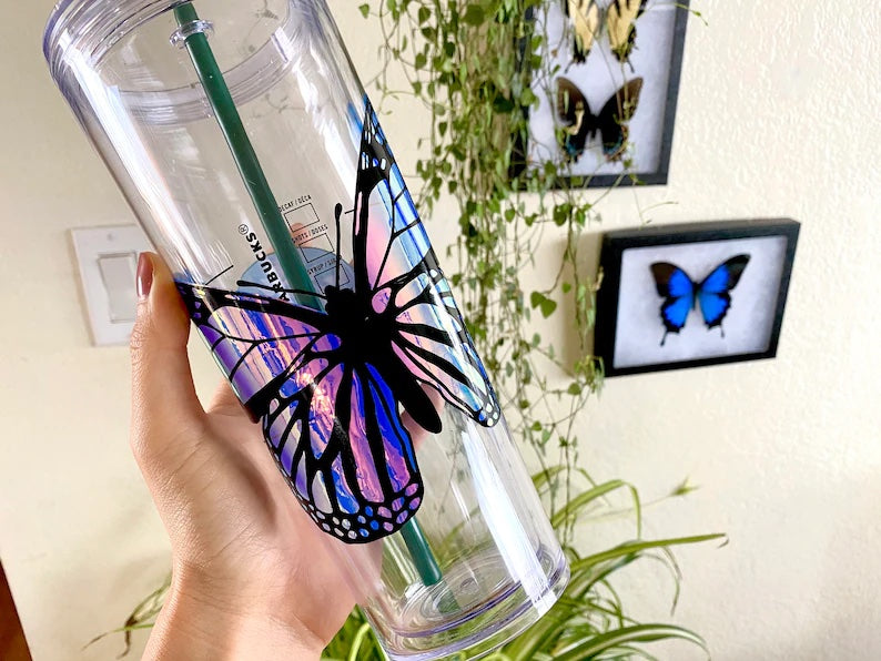 Layered Butterfly SVG 3