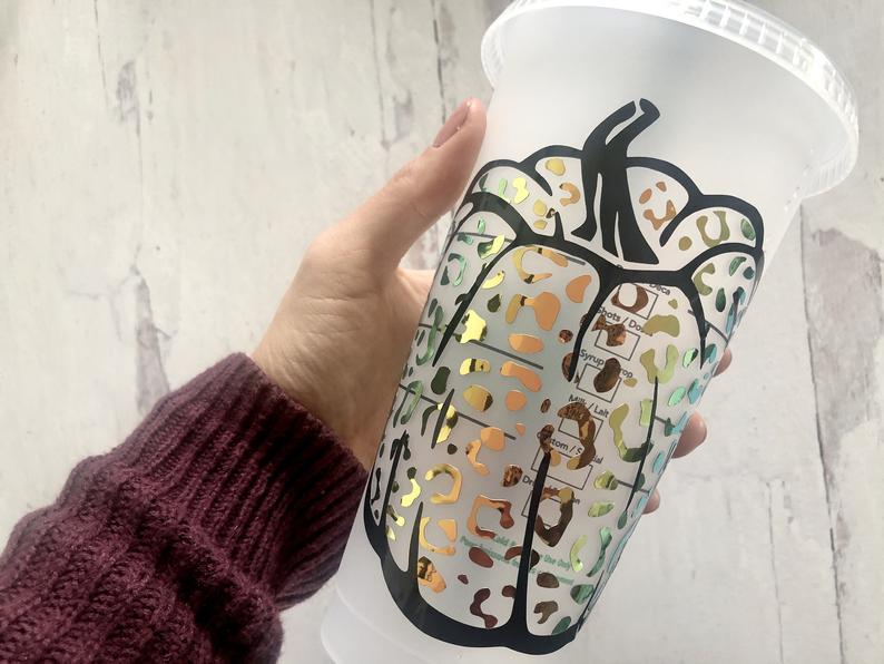 Layered Leopard Pumpkin SVG 3