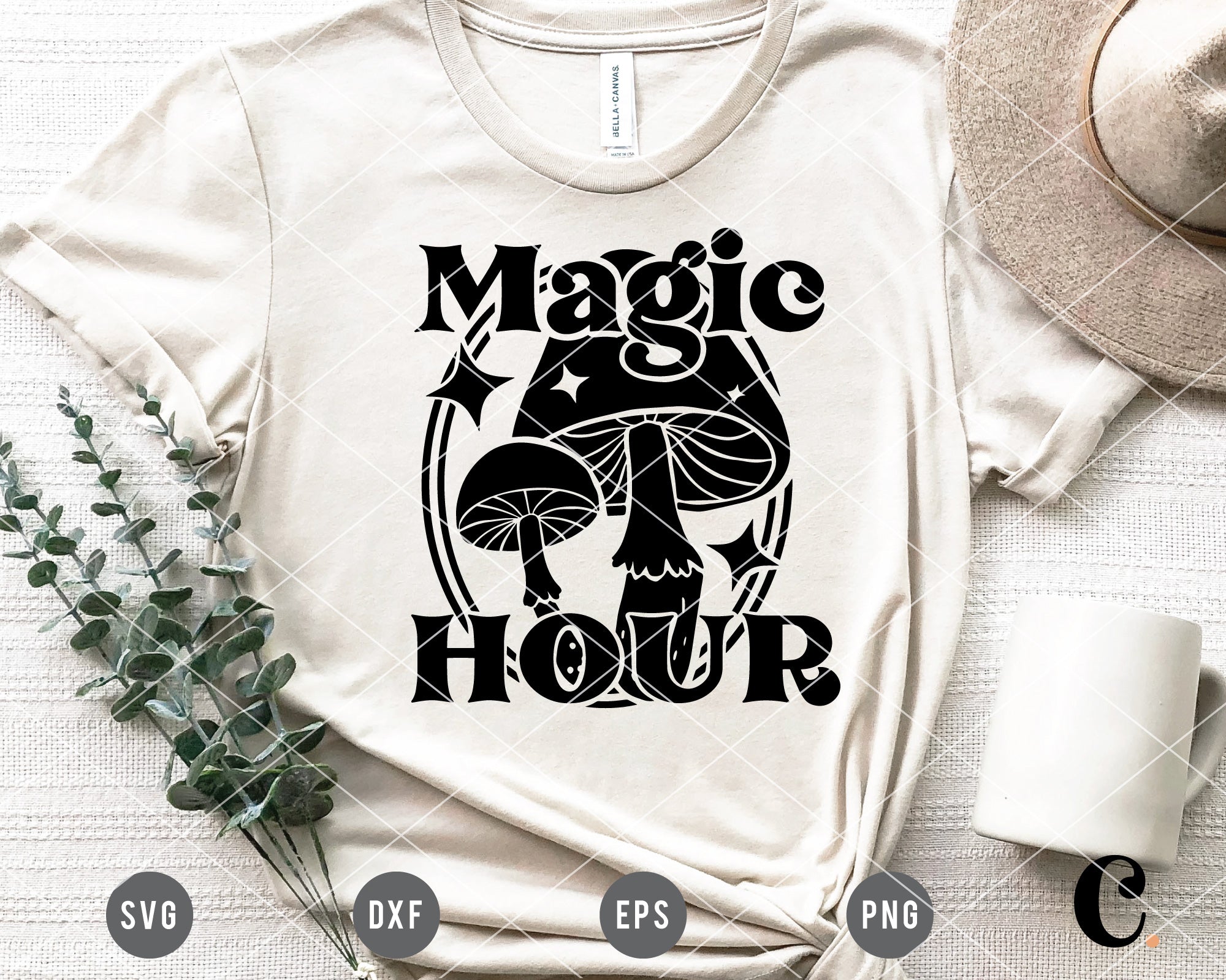 Magic Hour Mushroom SVG 3