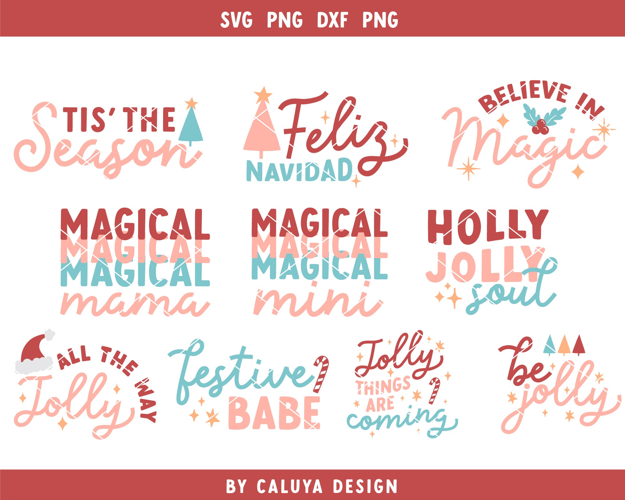 Magical Christmas SVG Bundle | 30 Pack 5