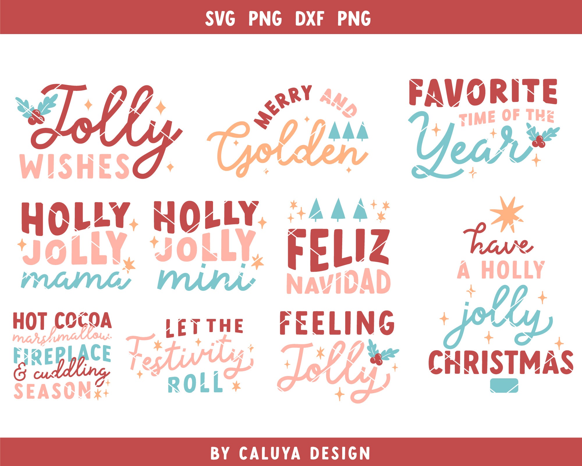Magical Christmas SVG Bundle | 30 Pack 6