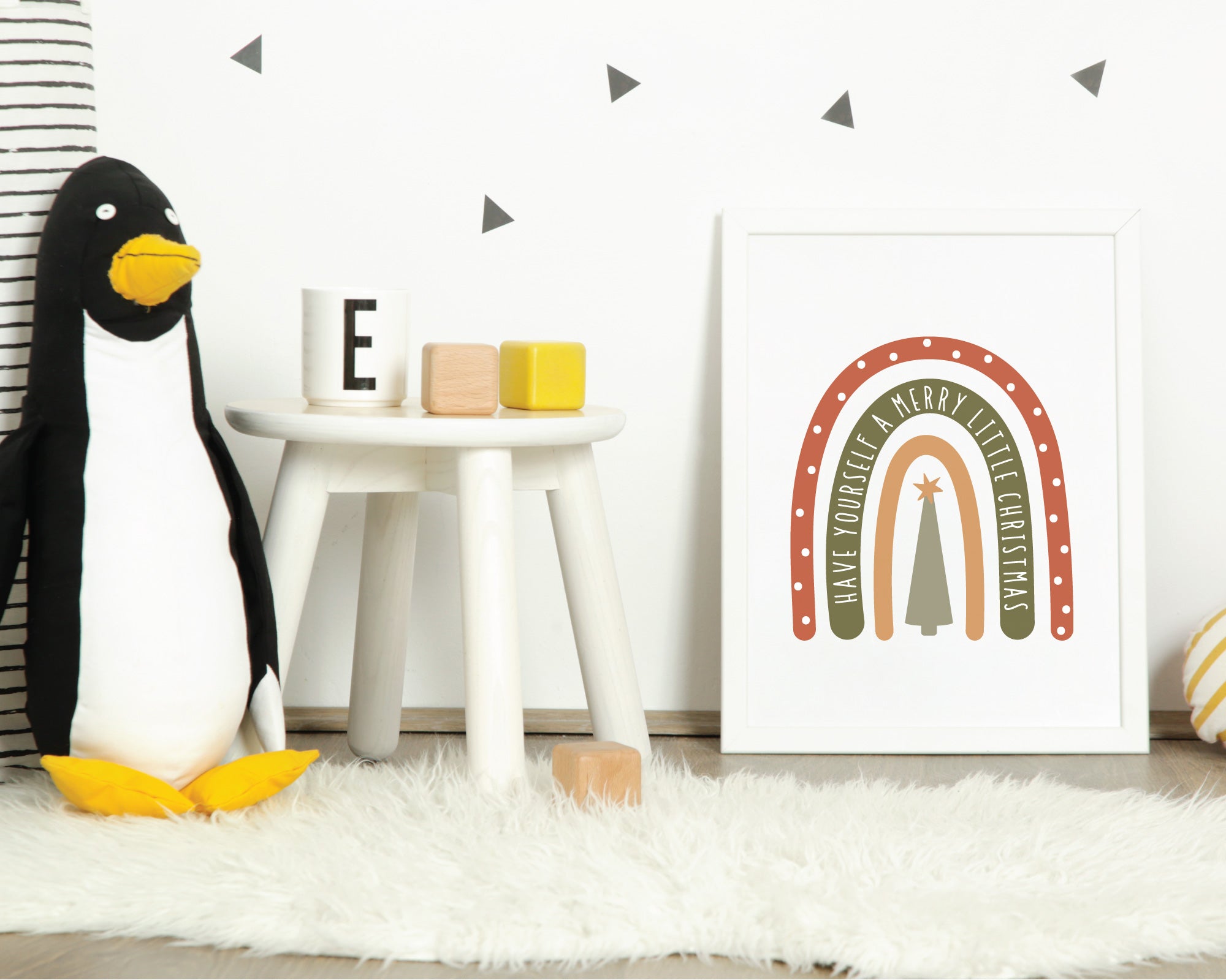Marry Christmas Boho Rainbow SVG Bundle 4