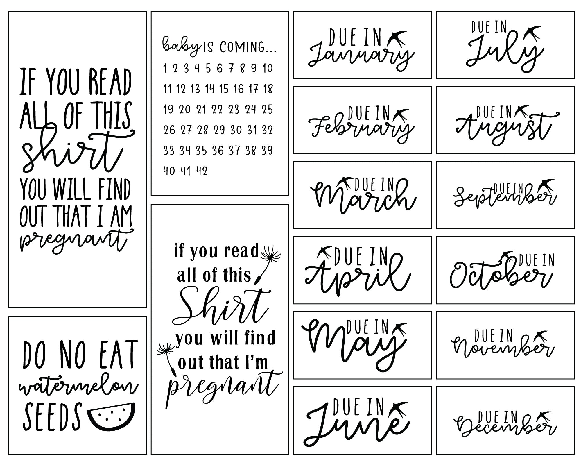Mom-To-Be Prenatal Quote SVG Bundle 4