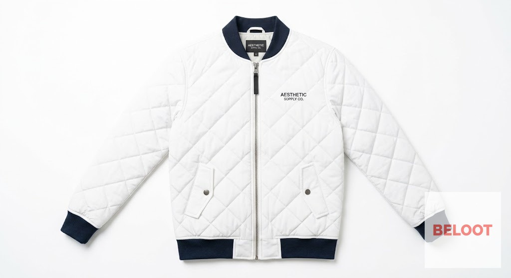Quilted Bomber Jacket