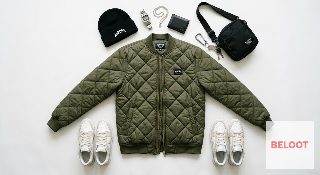 Quilted Bomber Jacket 5