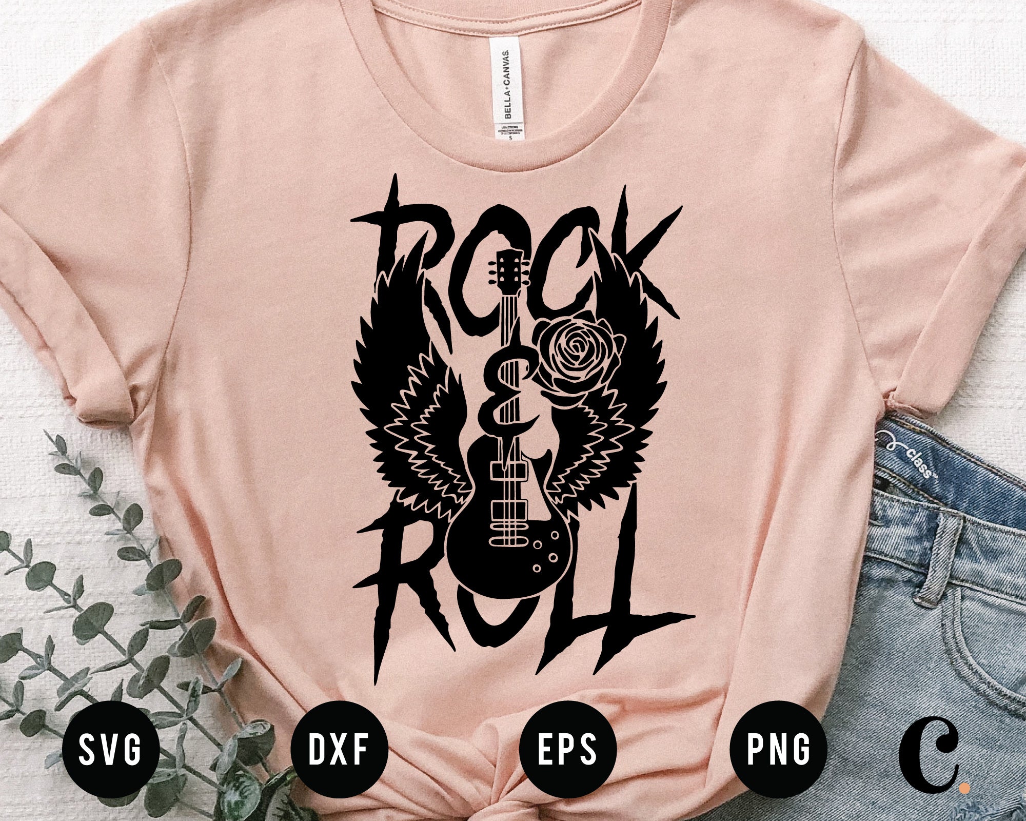 Rock And Roll Guitar SVG 3