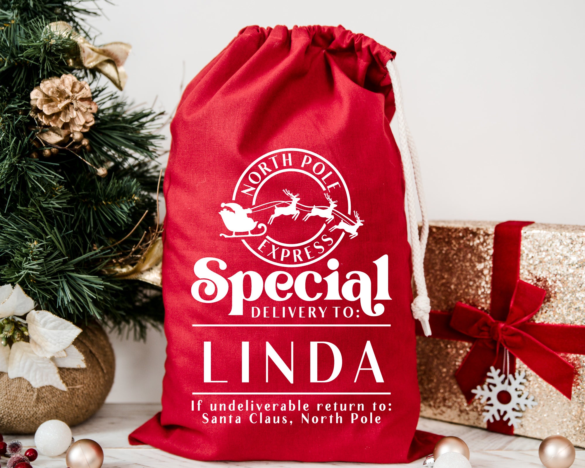 Santa Sack Making SVG Mini Bundle | Vintage Version 2