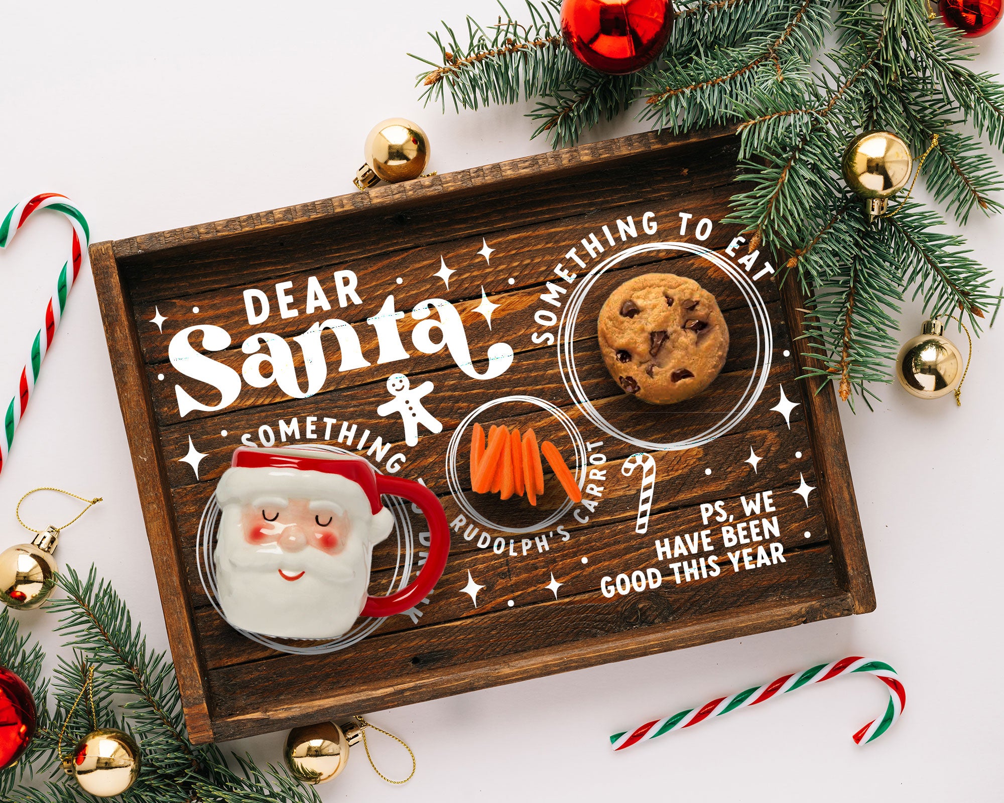 Santa Tray Making Mini SVG Bundle 2