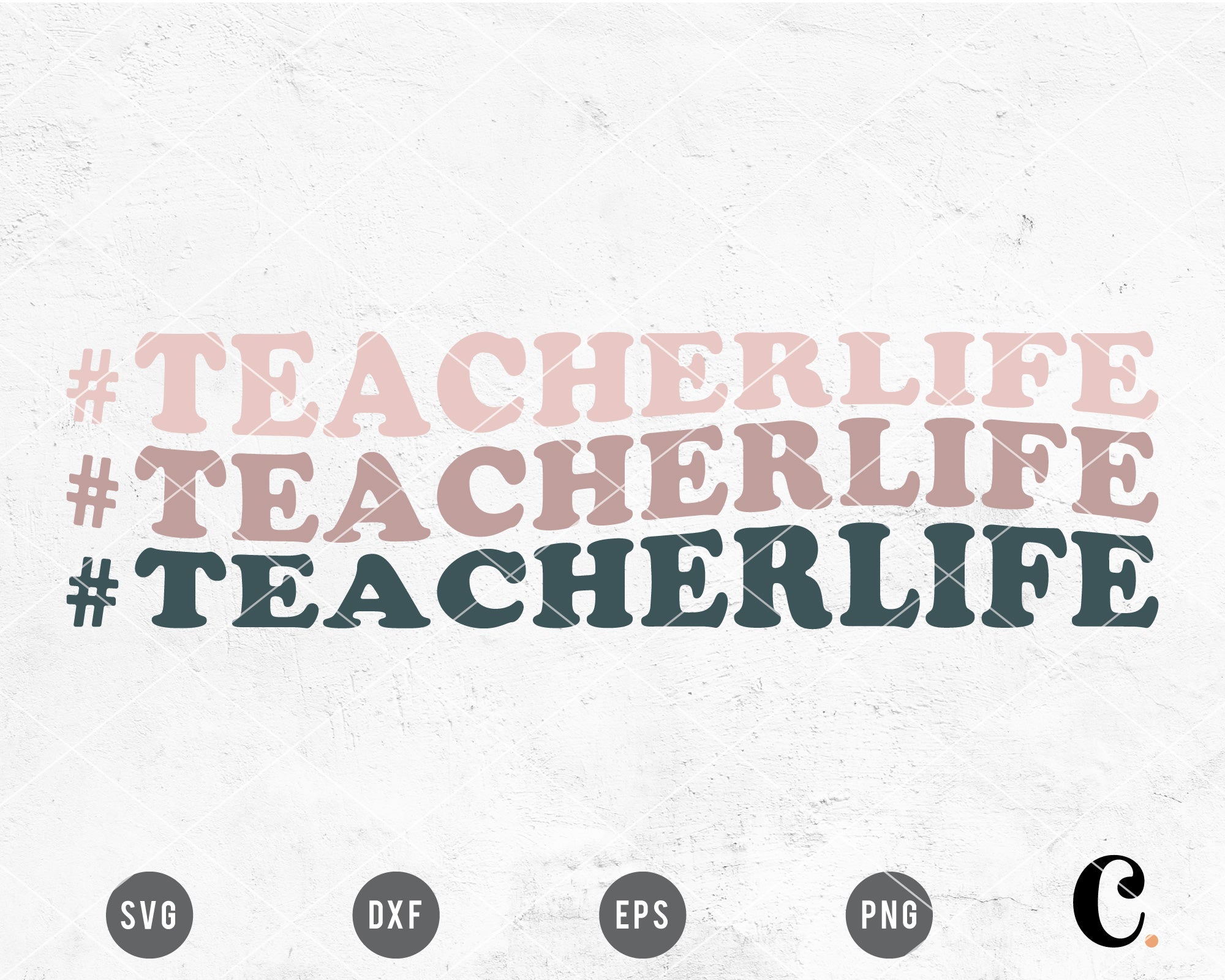 #teacherlife SVG
