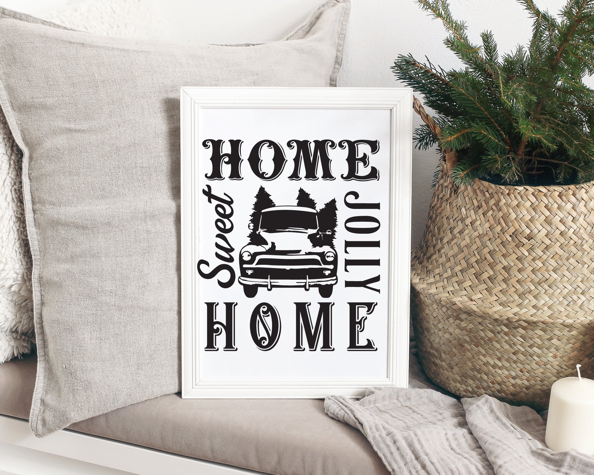 Vintage Christmas Sign Making SVG Bundle Vol.2 6