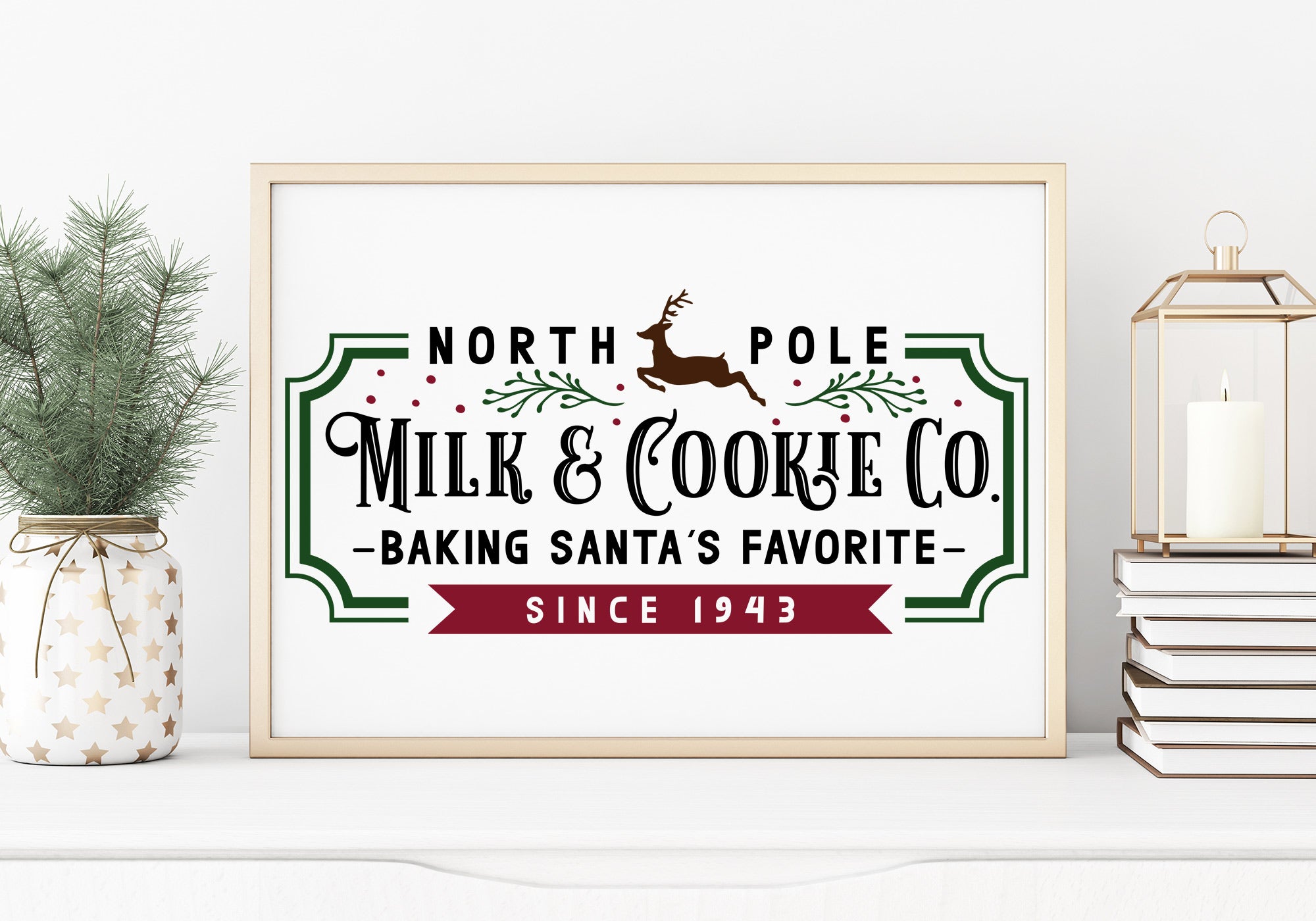 Vintage Christmas Sign Making SVG Bundle | 20 Pack 7