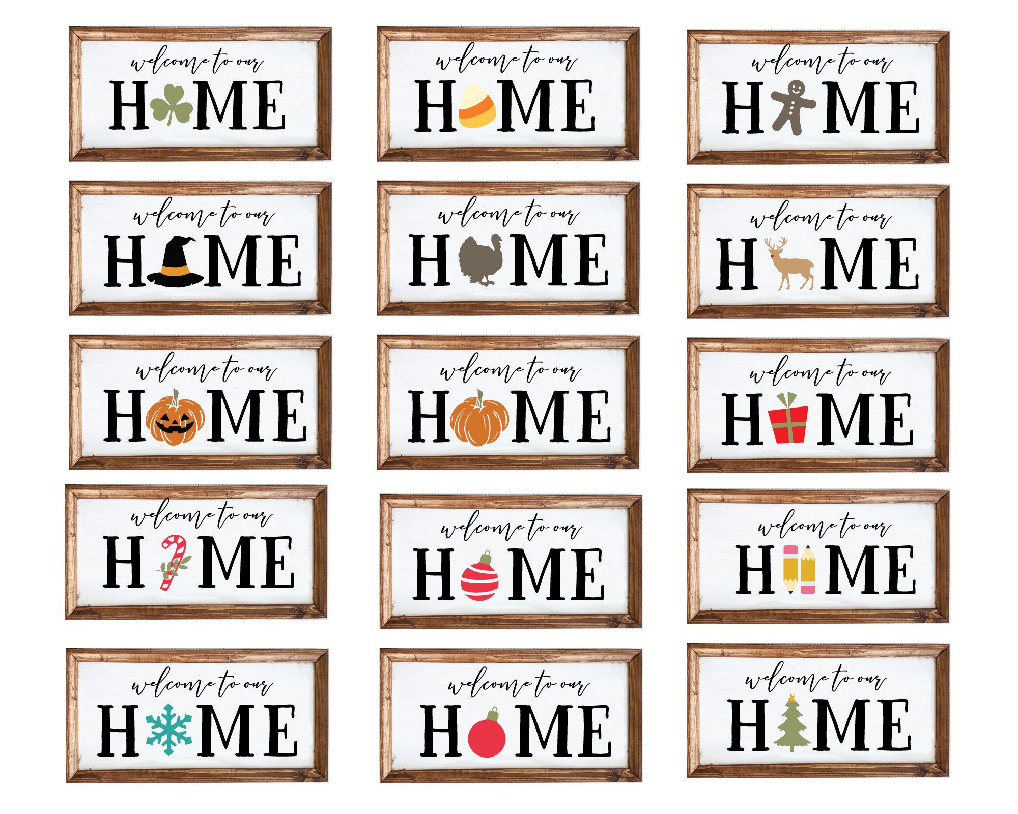 Welcome Home Sign Making SVG Bundle 3