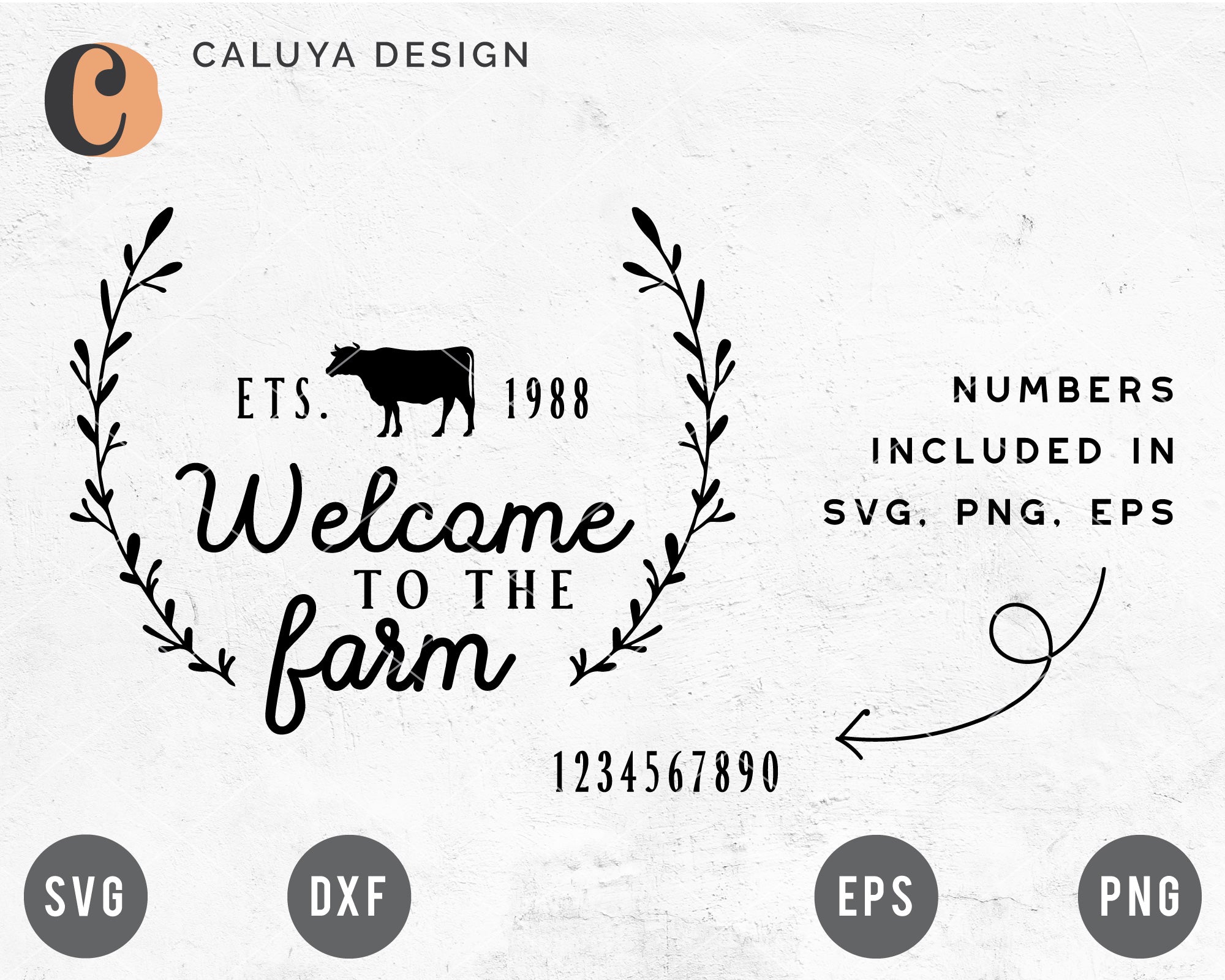 Welcome To The Farm Sign SVG 2
