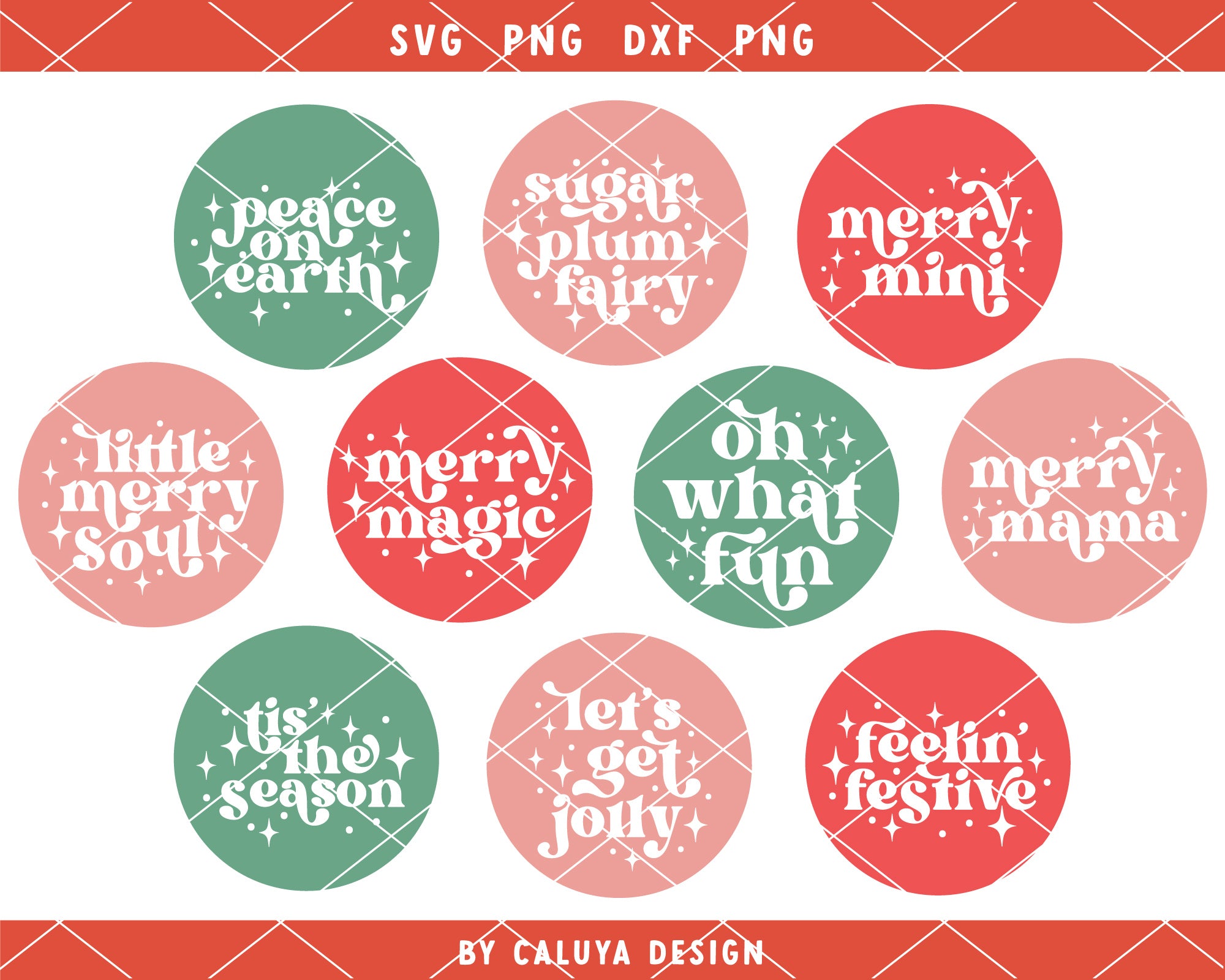 Whimsical Christmas SVG Bundle | 20 Pack 3