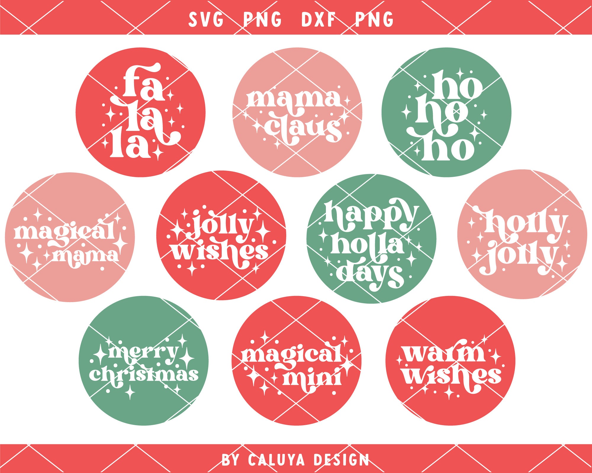 Whimsical Christmas SVG Bundle | 20 Pack 4