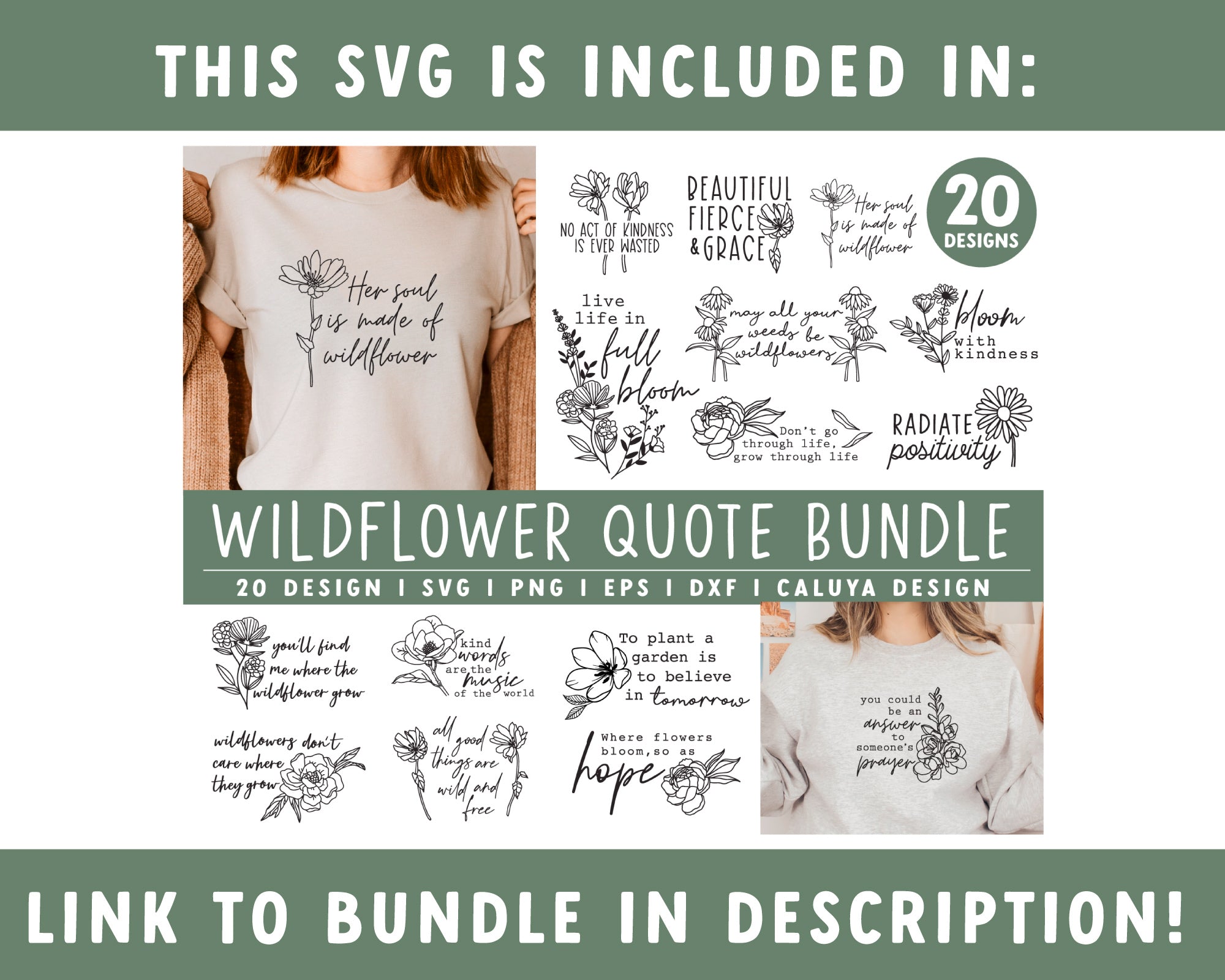 Wildflower SVG | Bloom With Kindness 2