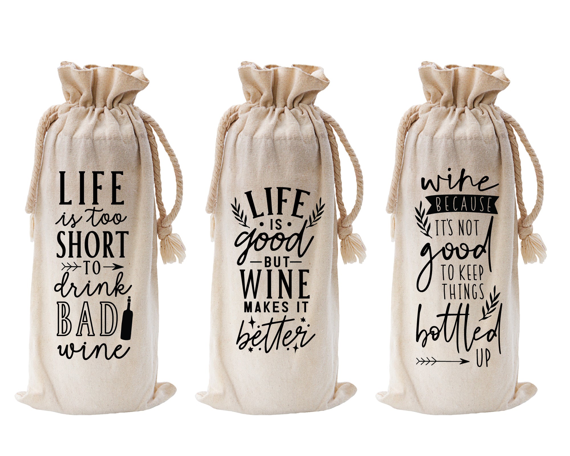 Wine Gift Bag Making SVG Bundle 2