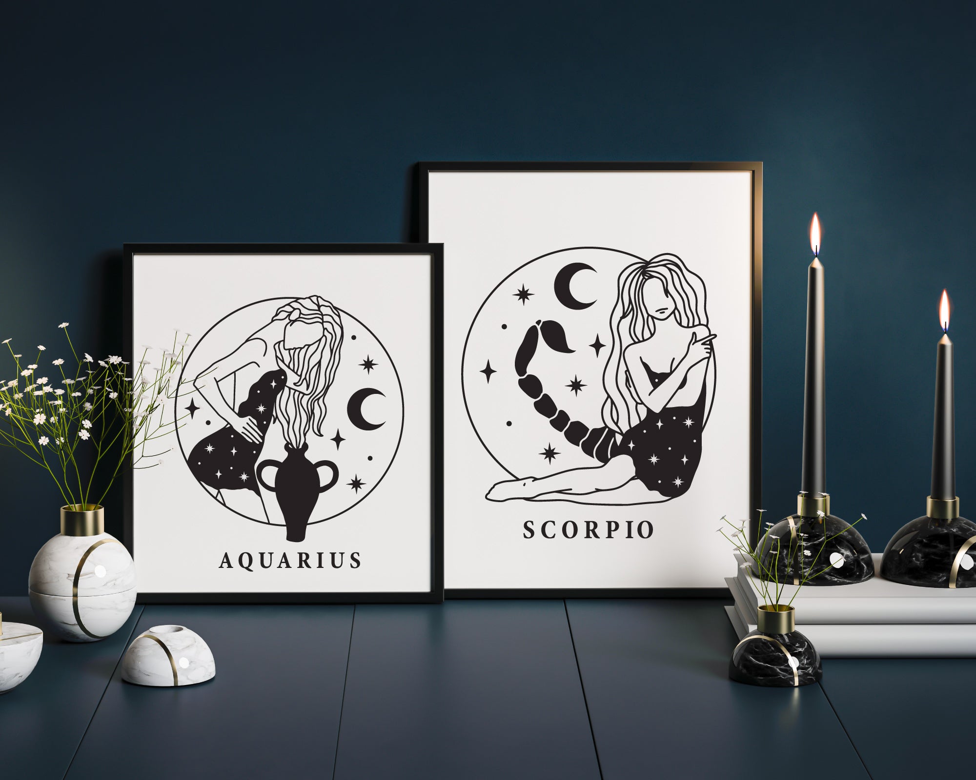 Zodiac Goddess SVG Bundle 2
